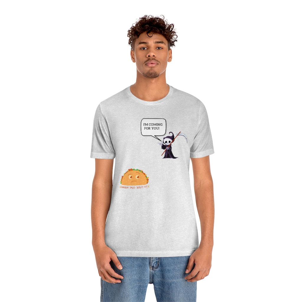 Taco T Shirt - Wanna Taco Bout It - T Shirt Tacos